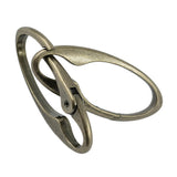 Maxbell Maxbell 2pcs Oval Snap Hook Carabiner D-Ring Key Chain Clip Keychain Hiking Camp
