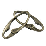 Maxbell Maxbell 2pcs Oval Snap Hook Carabiner D-Ring Key Chain Clip Keychain Hiking Camp