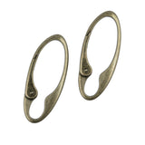 Maxbell Maxbell 2pcs Oval Snap Hook Carabiner D-Ring Key Chain Clip Keychain Hiking Camp