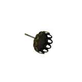 Maxbell 20pcs 10mm Cabochon Settings Earrings Blanks Earring Bezel Base Bronze - Aladdin Shoppers