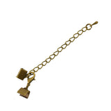 Maxbell 12 Sets 8mm Vintage Antique Bronze Lobster Clasp Clip Ends Extender Chain - Aladdin Shoppers