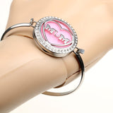 Maxbell Maxbell Crystal Mum Bangle Diffuser Aromatherapy Essential Oil Perfume Bracelet