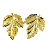 Maxbell 12 Pieces Maple Leaf Charms Pendants Wedding Home Decoration Gold - Aladdin Shoppers