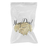 Maxbell 12 Pieces Maple Leaf Charms Pendants Wedding Home Decoration Gold - Aladdin Shoppers