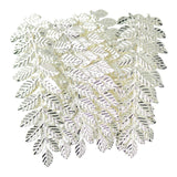 Maxbell 12 Pieces Large Leaf Branches Charms Pendants Wedding Home Decor Silver - Aladdin Shoppers