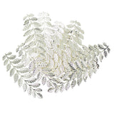 Maxbell 12 Pieces Large Leaf Branches Charms Pendants Wedding Home Decor Silver - Aladdin Shoppers