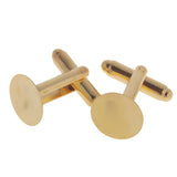 Maxbell 20 Pieces Mens Jewelry Brass DIY Cuff Links Wedding Party Shirt Cufflinks - Aladdin Shoppers