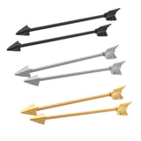 Maxbell Alloy Tribal Arrow Cartilage Stud Body Piercing Earring Alergy Free Gold - Aladdin Shoppers