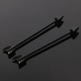 Maxbell Alloy Tribal Arrow Cartilage Stud Body Piercing Earring Alergy Free Black - Aladdin Shoppers