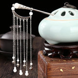 Women Vintage Metal Handmade Tassels Hair Stick Hair Chopsticks Hairpin Pin