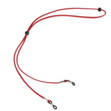 Maxbell Maxbell Adjustable Velvet Eyeglass Cord Neck Strap Sunglass Lanyard Red