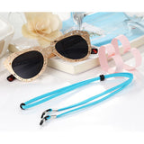 Maxbell Maxbell Adjustable Velvet Eyeglass Cord Neck Strap Sunglass Lanyard Red