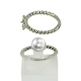 Maxbell 7pcs Brass Blank Bezel Adjustable Ring Peg Moun Flower Cup DIY Filigree Ring