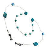 Maxbell Maxbell Eyeglass Exquisite Delicate Sunglasses Spectacles Chain Holder Blue
