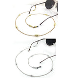 Maxbell Maxbell 31" Eyeglass Neck Gold Silver Metal Chain Cord Holder Rope Retainer Gold