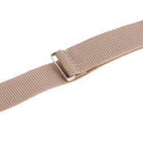 Maxbell Woven Nylon Watch Strap Wristwatch Band Stainless Steel Buckle Khaki 18/20mm