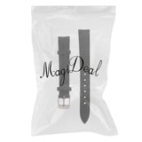 Maxbell High Quality Mens Leather Strap Bracelet Band Replacement for Watches 14mm