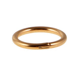Maxbell Stainless Steel Hinged Septum Clicker Ear Nose Segment 1.2x8mm 16G Gold - Aladdin Shoppers