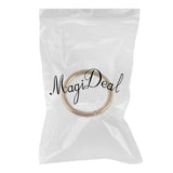 Maxbell Stainless Steel Hinged Septum Clicker Ear Nose Segment 1.2x8mm 16G Gold - Aladdin Shoppers