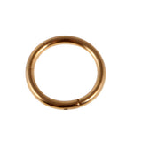 Maxbell Stainless Steel Hinged Septum Clicker Ear Nose Segment 1.2x8mm 16G Gold - Aladdin Shoppers