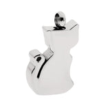 Maxbell Vintage Stainless Steel Cat Shape Design Pendant Urn Ashes Cremation Jewelry Family Pets Memorial Ash Holder - Aladdin Shoppers