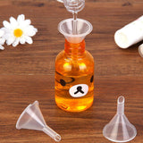 Maxbell 2 Pieces Small Plastic Funnels For Diffuser Bottle Mini Liquid Oil Funnels