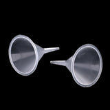 Maxbell 2 Pieces Small Plastic Funnels For Diffuser Bottle Mini Liquid Oil Funnels