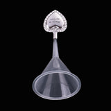 Maxbell 2 Pieces Small Plastic Funnels For Diffuser Bottle Mini Liquid Oil Funnels