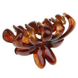 Maxbell 2 Pieces Large Floral Acrylic Hair Claw Grips Clip Clamp Accessories