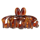 Maxbell 2 Pieces Large Floral Acrylic Hair Claw Grips Clip Clamp Accessories