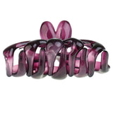 Maxbell 2 Pieces Large Floral Acrylic Hair Claw Grips Clip Clamp Accessories