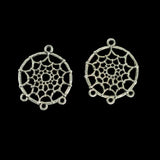 Maxbell 120 Pieces Vintage Feather Dream Catcher Charm Pendants DIY Jewelry Crafts