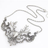 Maxbell Unisex Antique Vintage Elk Deer Pendant Necklace Chain Punk Style Silver - Aladdin Shoppers