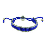 Maxbell Hand woven Women Girl New Popular Adjustable Friendship Bracelet blue - Aladdin Shoppers
