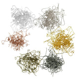 Maxbell 200x Brass French Wire Dot Ball Earring Hook Dangle DIY Making Bronze&Copper