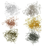 Maxbell 200x Brass French Wire Dot Ball Earring Hook Dangle DIY Making Bronze&Copper