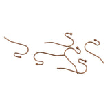 Maxbell 200x Brass French Wire Dot Ball Earring Hook Dangle DIY Making Bronze&Copper