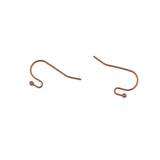 Maxbell 200x Brass French Wire Dot Ball Earring Hook Dangle DIY Making Bronze&Copper