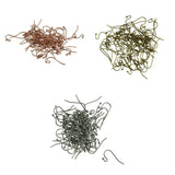 Maxbell 200x Brass French Wire Dot Ball Earring Hook Dangle DIY Making Bronze&Copper