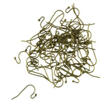 Maxbell 200x Brass French Wire Dot Ball Earring Hook Dangle DIY Making Bronze&Copper