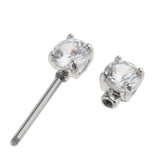 Maxbell 1 Pair Women Ladies CZ Crystal Heart Shield Bar Barbell Nipple Ring Stainless Steel Bar 10mm Body Piercing Jewelry - Aladdin Shoppers