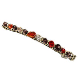 Maxbell 4xHair Accessories Barrette Clips Hairpin Charm Crystal Hairwear  Red