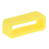 Maxbell 10pcs Rubber Watch Strap Band Keeper Hoop Loop Holder Ring 20mm Yellow - Aladdin Shoppers