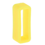 Maxbell 10pcs Rubber Watch Strap Band Keeper Hoop Loop Holder Ring 20mm Yellow - Aladdin Shoppers