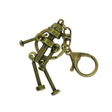 Novelty New Steampunk Lobster Screw Robot Pendant Key Ring Clips Keychain for Home Car Key Organization