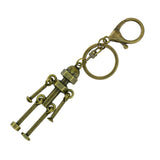 Novelty New Steampunk Lobster Screw Robot Pendant Key Ring Clips Keychain for Home Car Key Organization