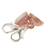 Maxbell 5Pcs Ball Rhinestone Lobster Magnetic Clasps Jewelry DIY Findings Rose Gold - Aladdin Shoppers