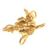 Maxbell 10 Piece Magnetic Clasps Hooks Drum Shape DIY Jewelry Findings Crafts Gold
