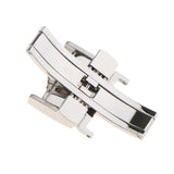 Maxbell Stainless Steel Butterfly Deployment Buckle Spring Bar Watch Clasp 16mm - Aladdin Shoppers