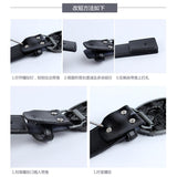 Maxbell Vintage Western COWBOYS OF FAITH PU Leather Strap Belt Buckle Belt Black - Aladdin Shoppers